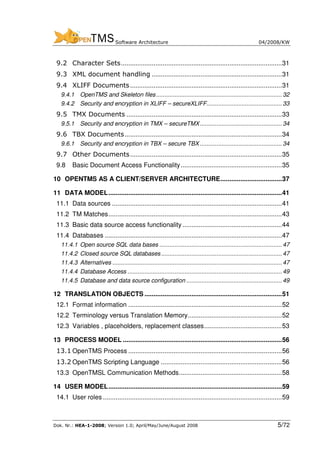 Open Tms Open Tms Software Architecure | PDF