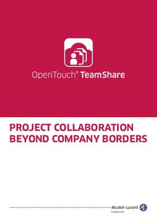 PROJECT COLLABORATION
BEYOND COMPANY BORDERS
 