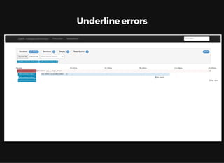 Underline errors
 