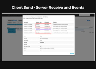 Client Send - Server Receive and Events
 