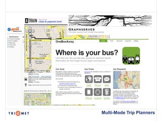 Multi-Mode Trip Planners
 