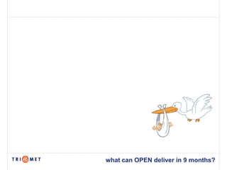what can OPEN deliver in 9 months?
 