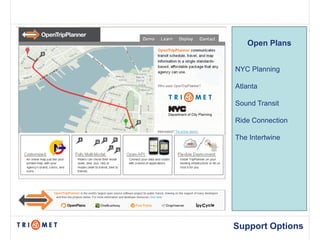 Open Plans


NYC Planning

Atlanta

Sound Transit

Ride Connection

The Intertwine




Support Options
 