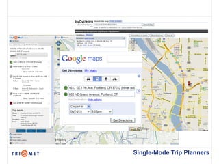 Single-Mode Trip Planners
 
