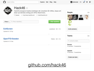 github.com/hack46
 