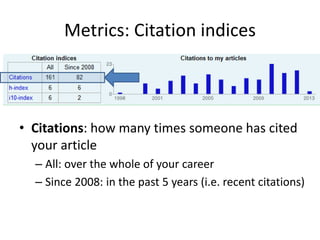 How To Set Up Your Google Scholar Profile Google Scholar Citations