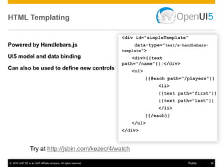 © 2014 SAP SE or an SAP affiliate company. All rights reserved. 22Public
At SAP we do use open source software…
 