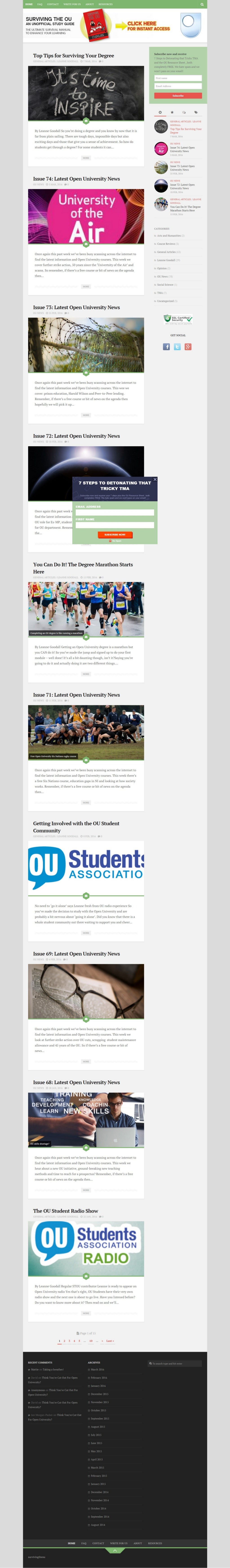 Open University Courses Uk I Ou Students Http survivingtheou 