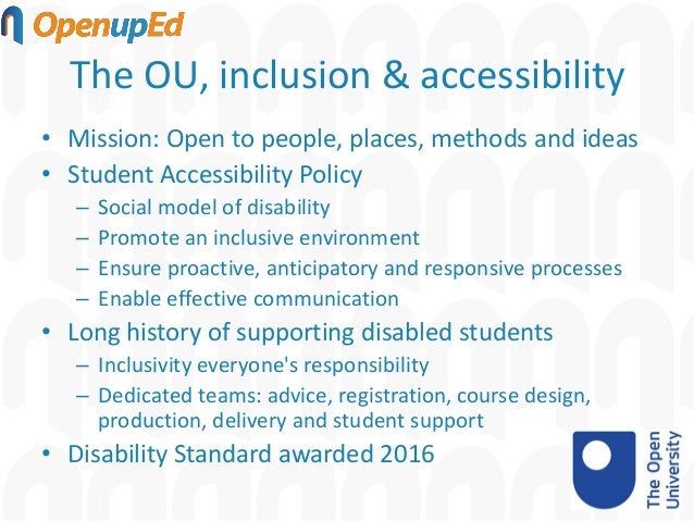 Mooc Design Addressing Inclusion And Accessibility In Open Online Co Mooc Design Addressing Inclusion And Accessibility In Open Online Co