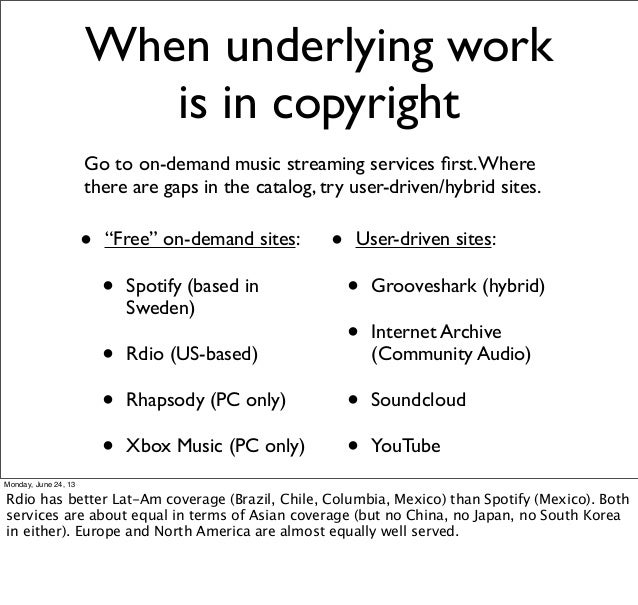 Open uses of sound recordings and images