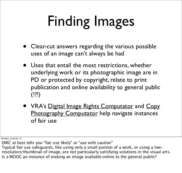 Open uses of sound recordings and images