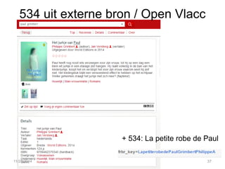 + 534: La petite robe de Paul 
534 uit externe bron / Open Vlacc 
11/28/2014 
37  