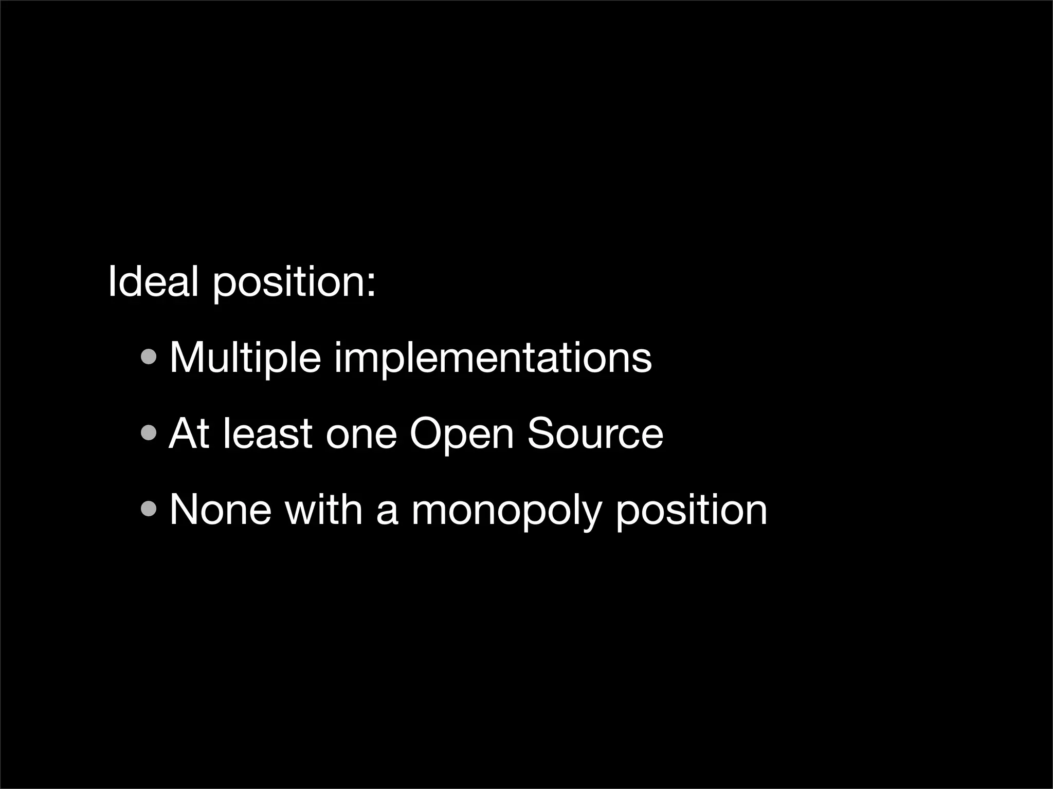 Is the Open Web the Platform for Tomorrow