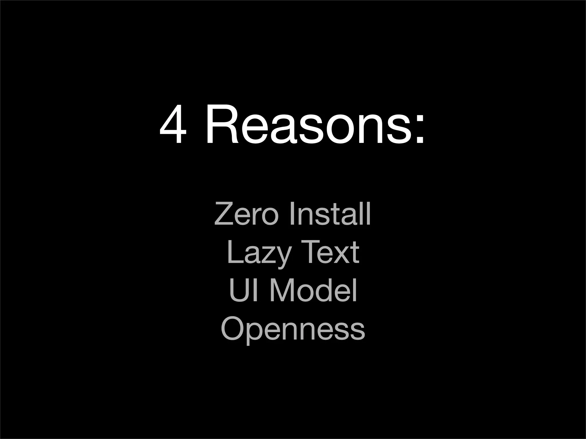 Is the Open Web the Platform for Tomorrow