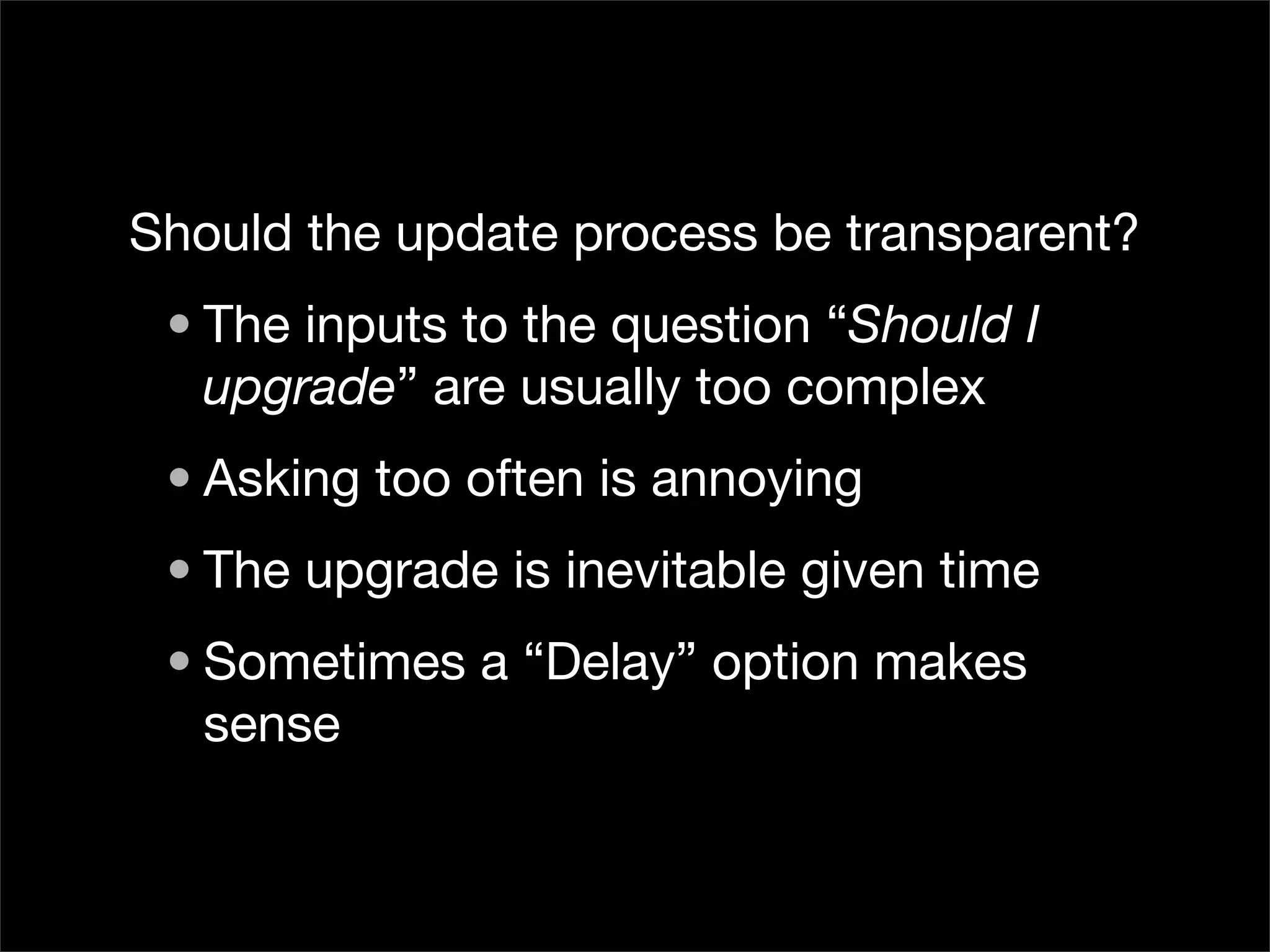 Is the Open Web the Platform for Tomorrow