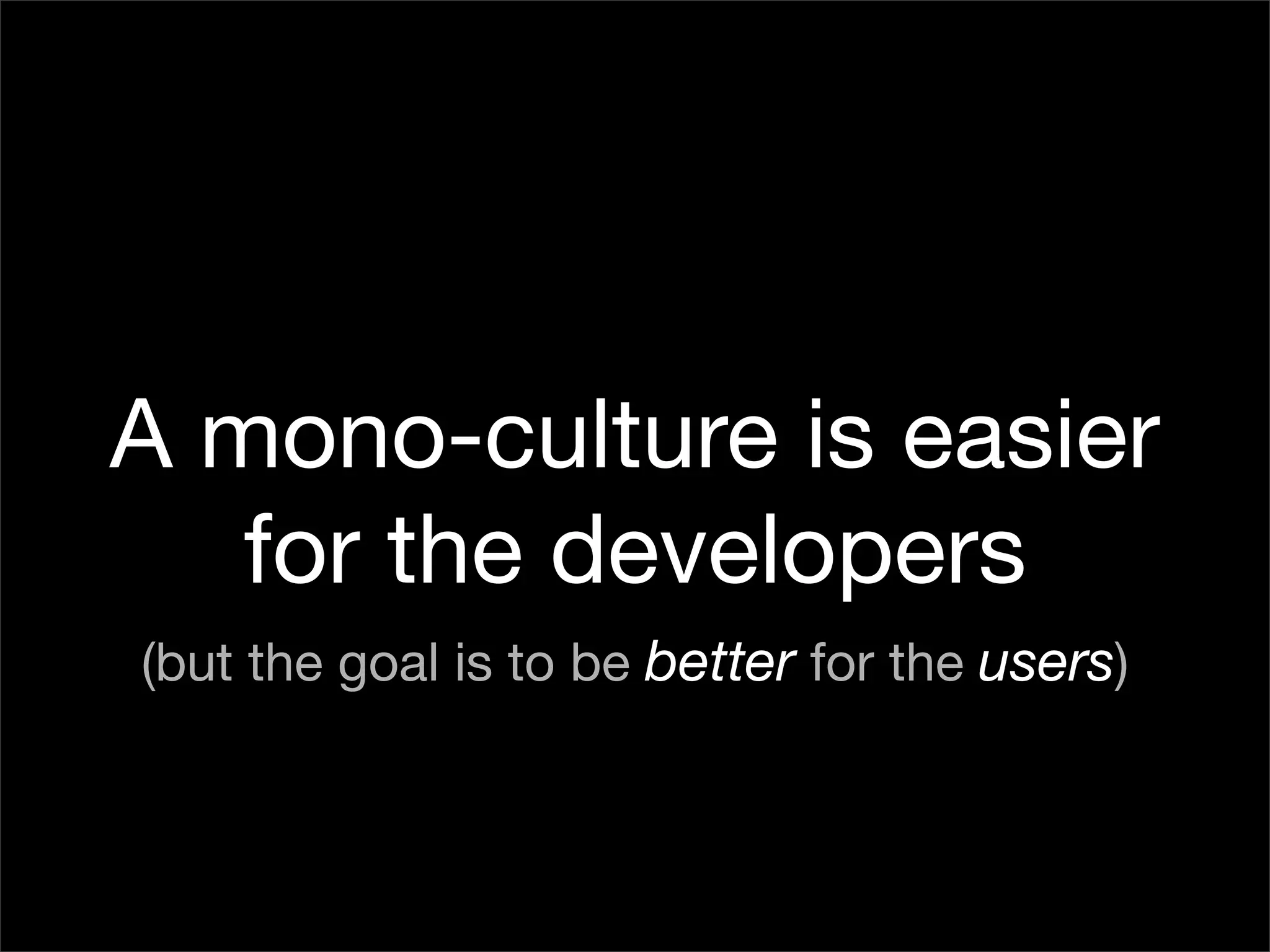 Is the Open Web the Platform for Tomorrow