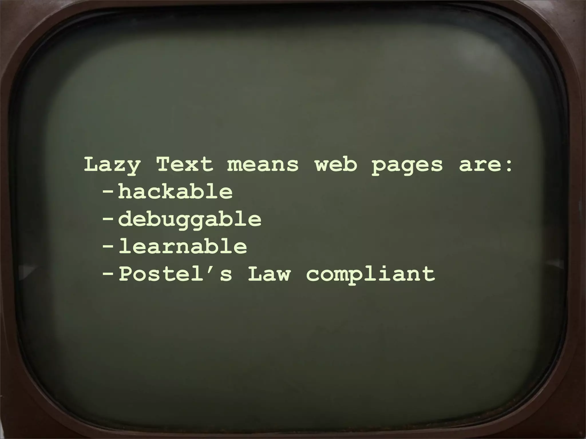 Is the Open Web the Platform for Tomorrow