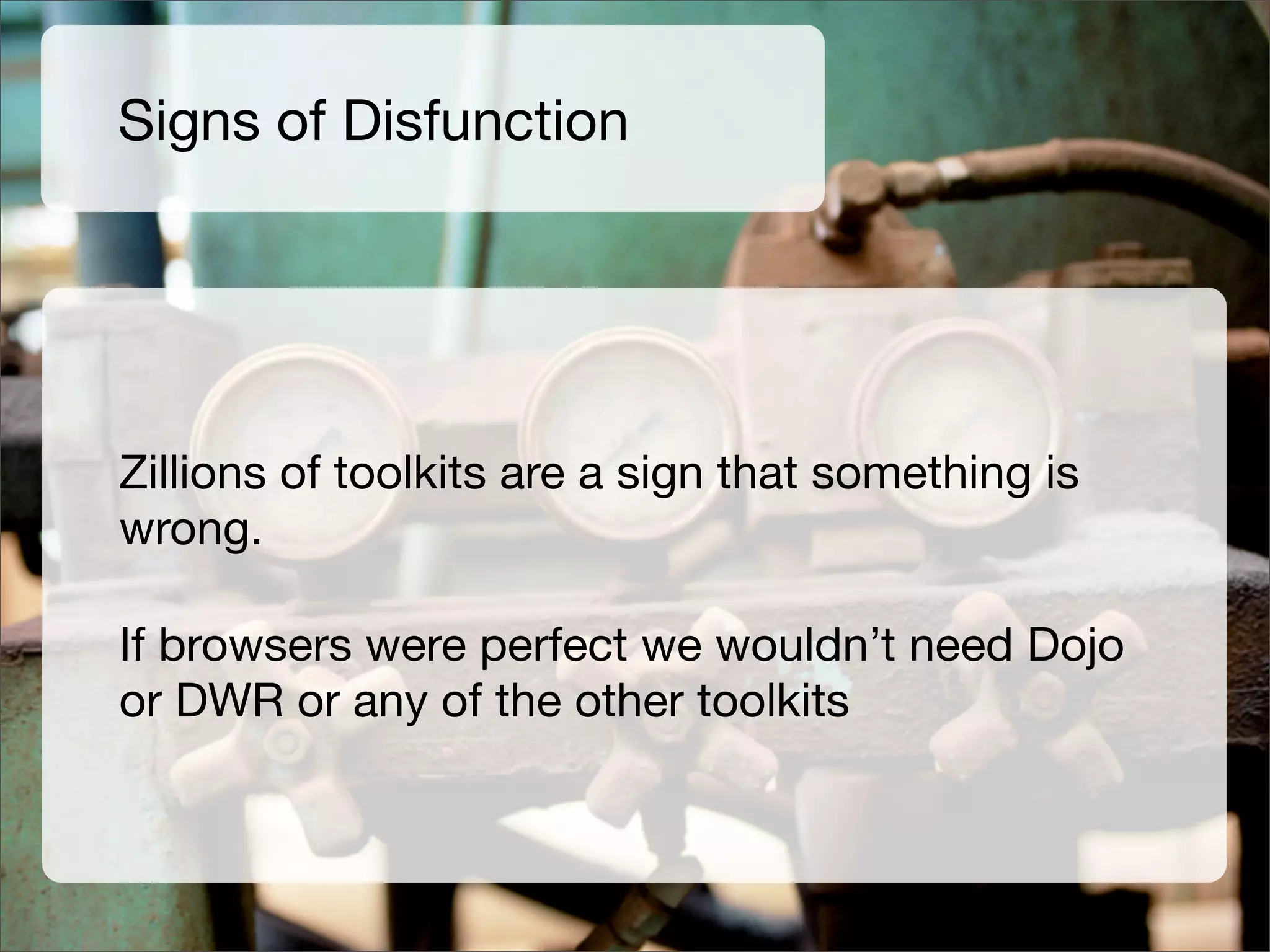 Is the Open Web the Platform for Tomorrow