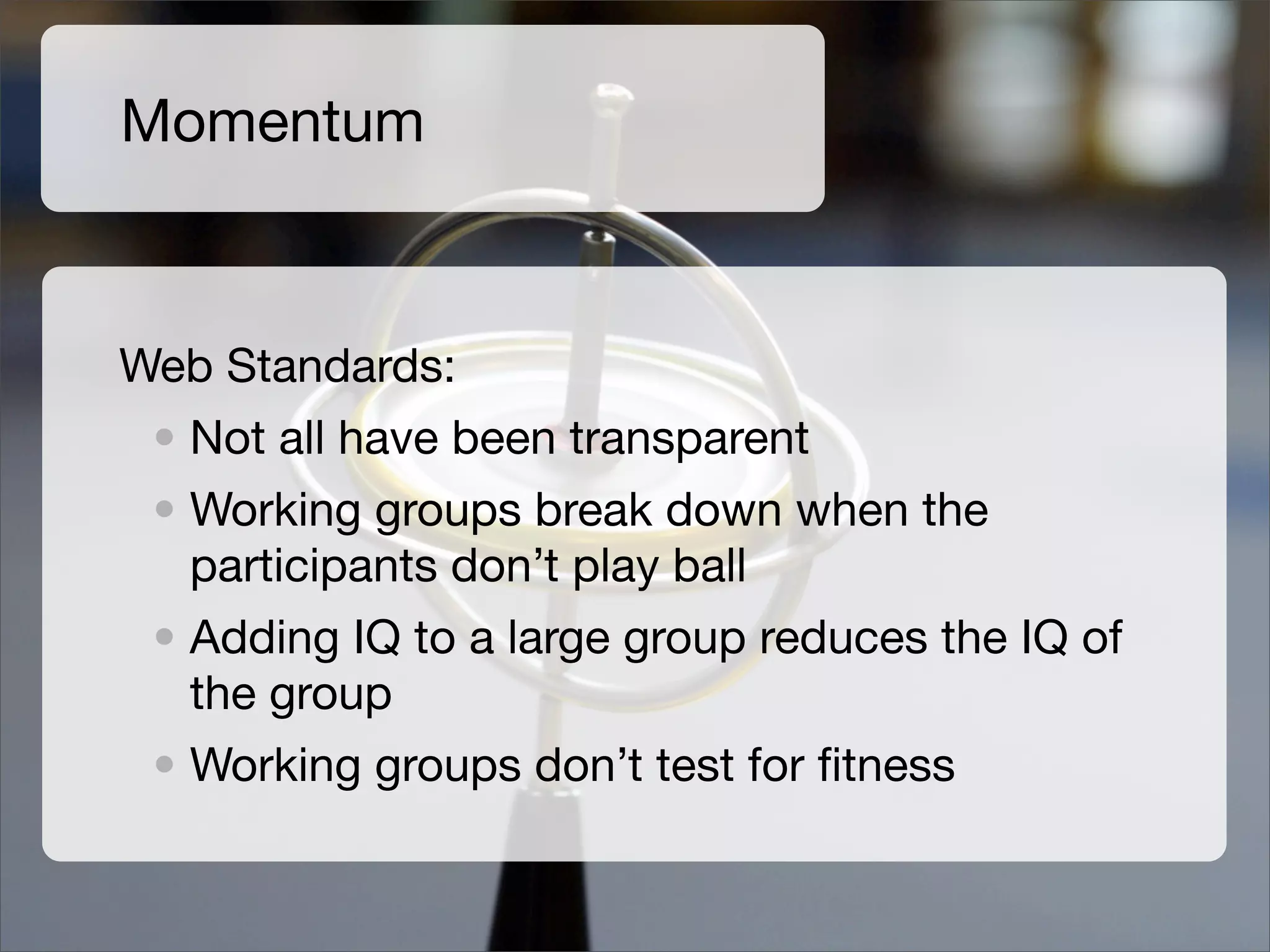 Is the Open Web the Platform for Tomorrow