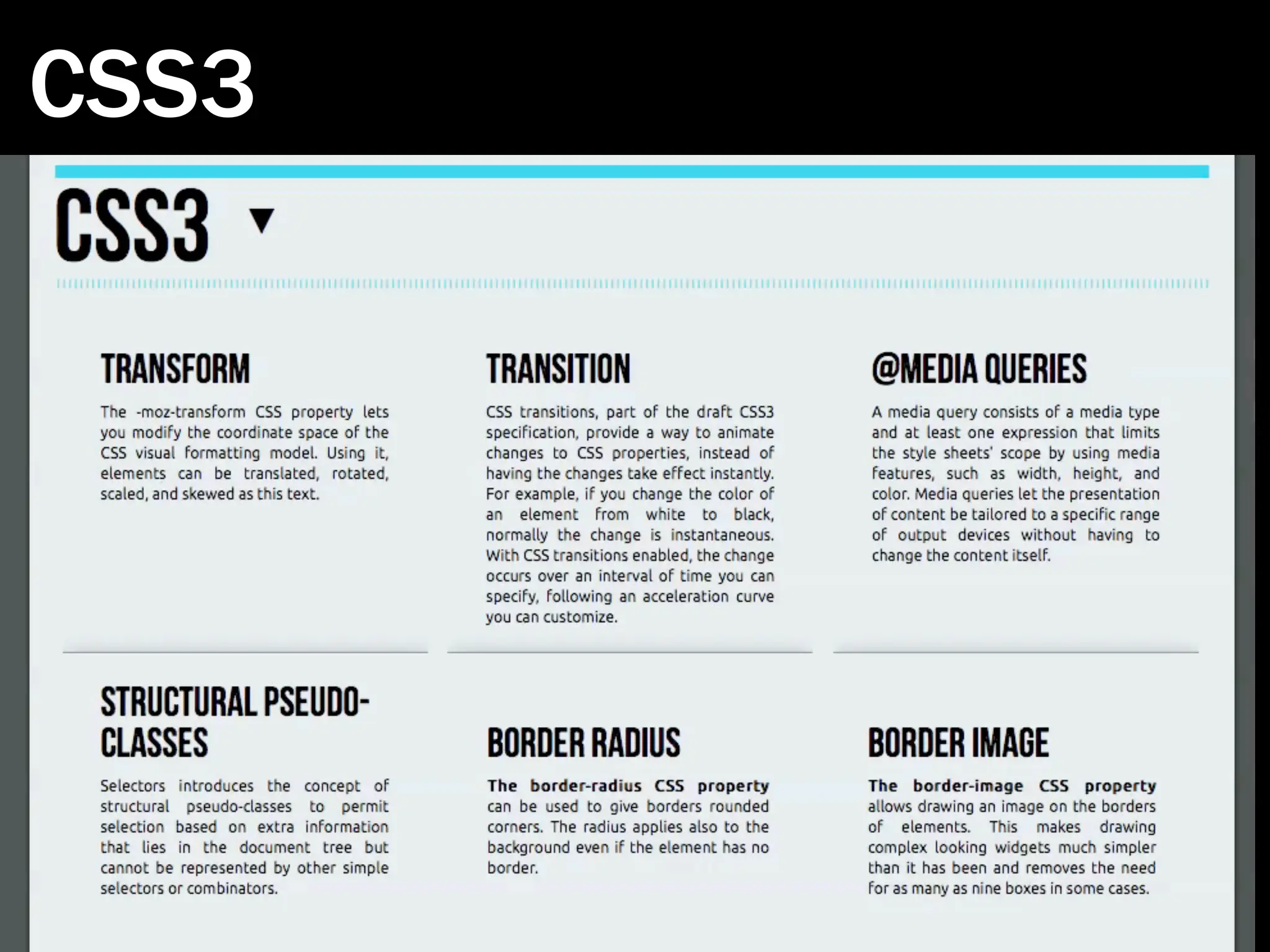 CSS3
 