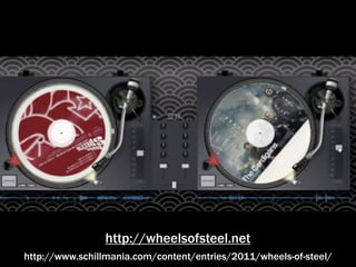 http://wheelsofsteel.net
http://www.schillmania.com/content/entries/2011/wheels-of-steel/
 