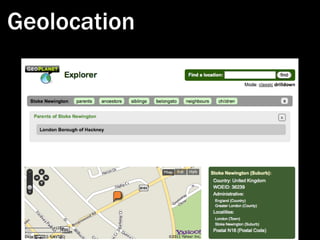 Geolocation
 