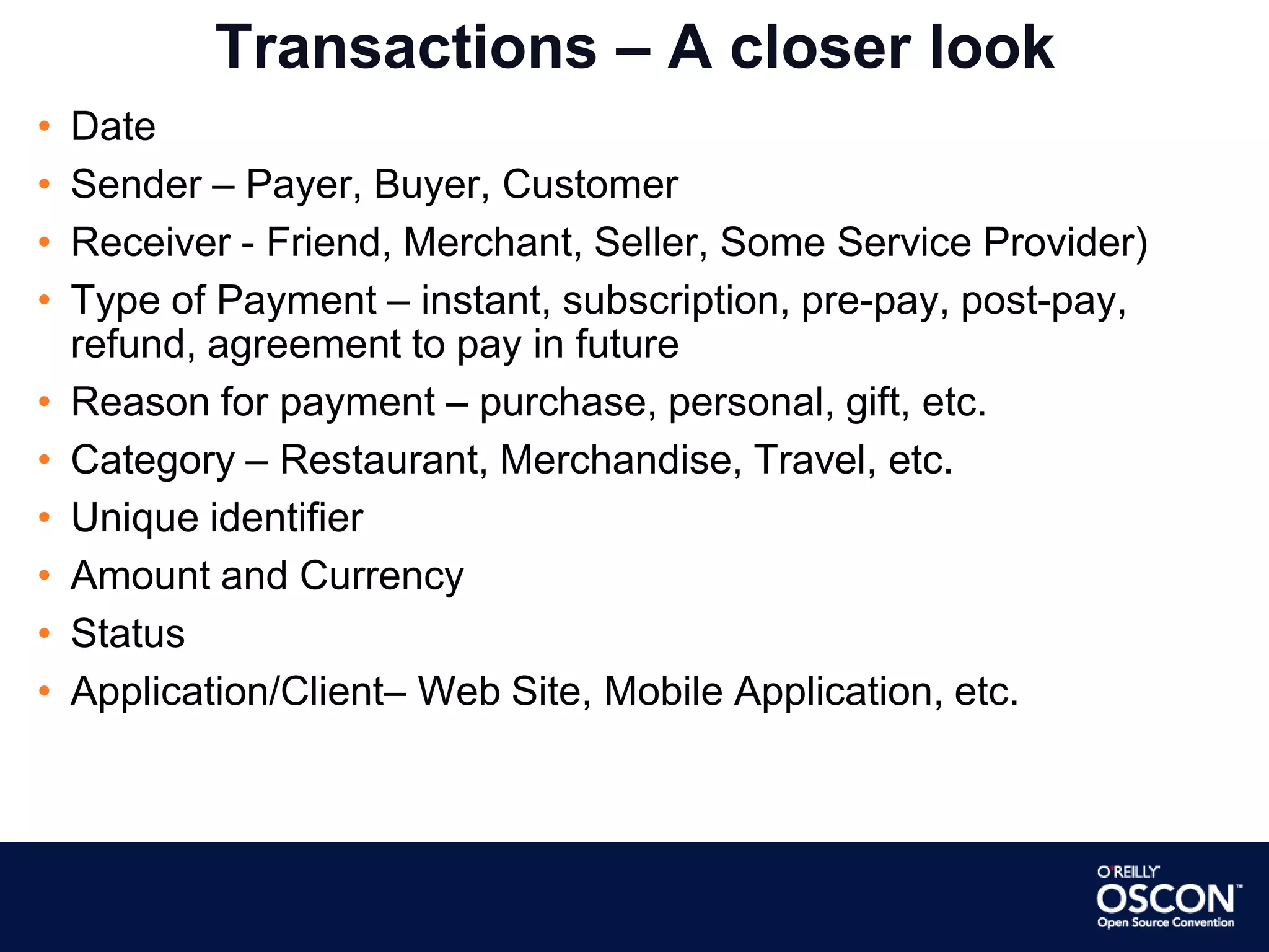 Transactions AS THE CORE