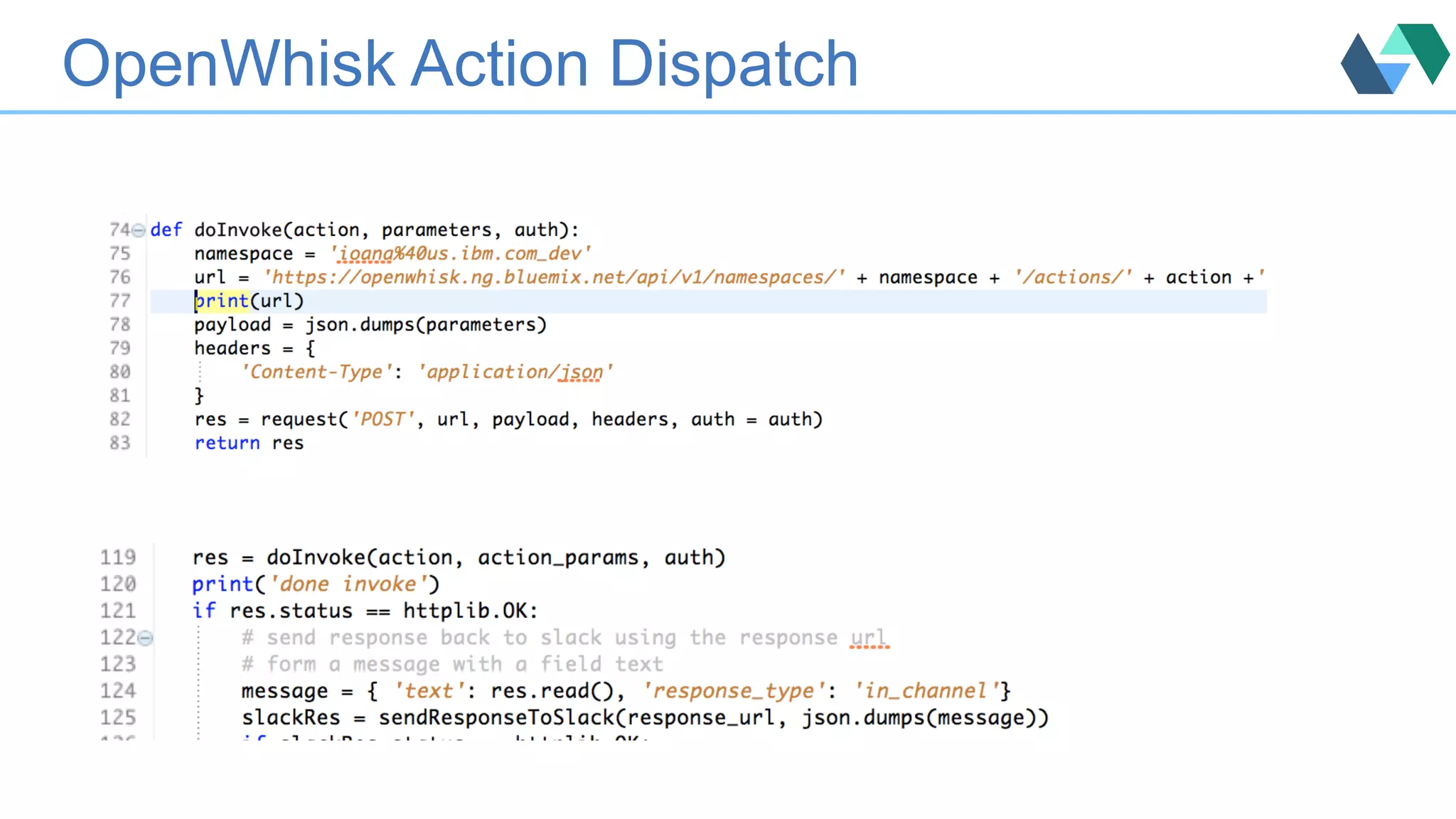 OpenWhisk Action Dispatch
 