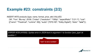 Moving to hybrid relational/JSON data models | PDF