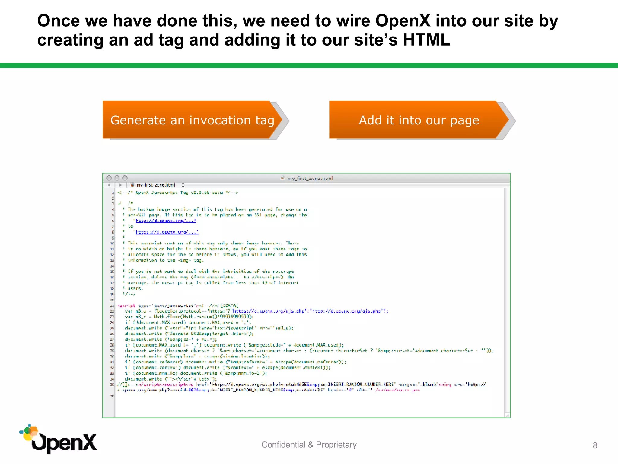 Openx Net OpenX Ad Serving Tutorial (Slides from OpenX New York 2008) | PPT