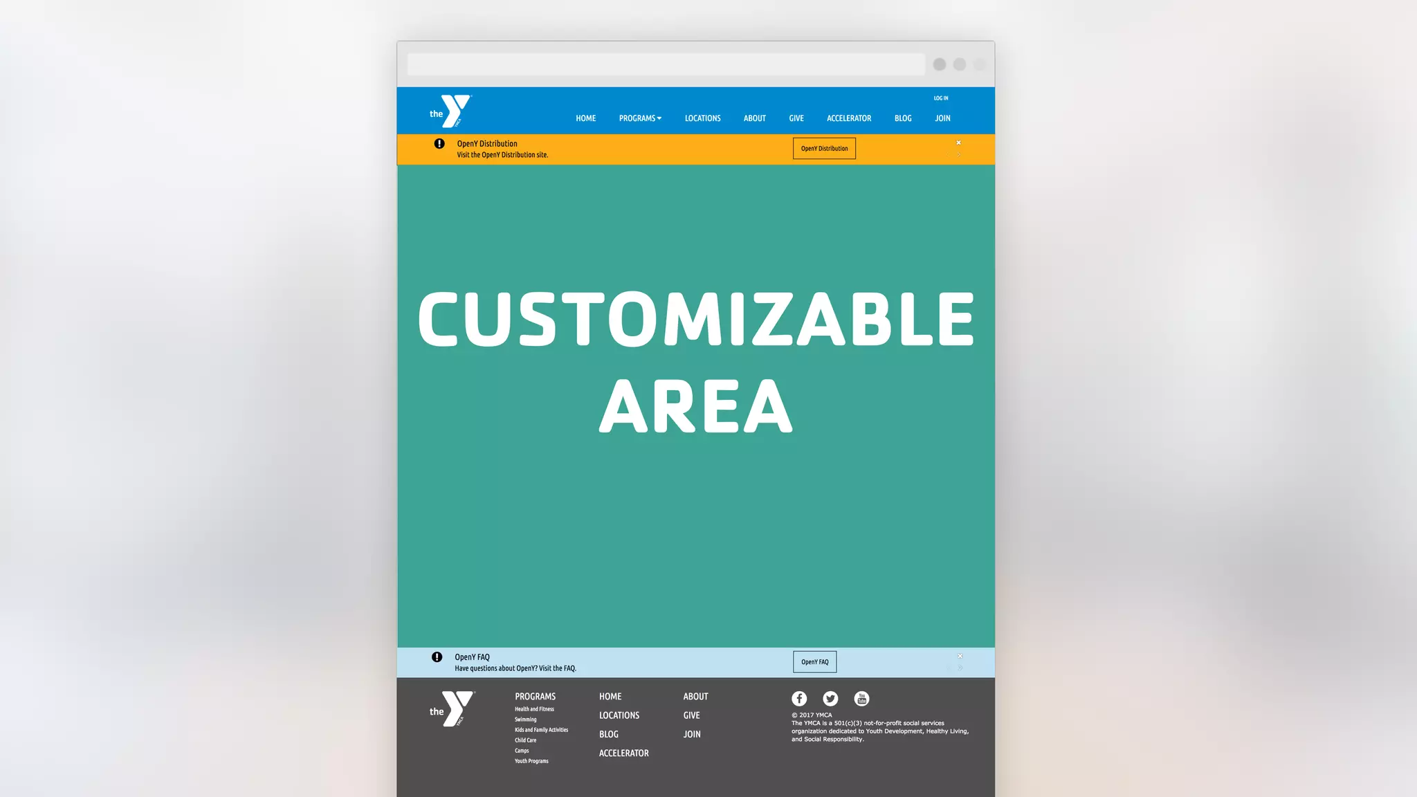 CUSTOMIZABLE  AREA 