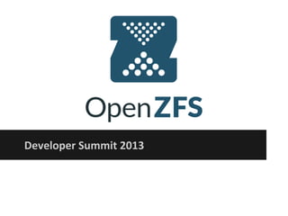 Developer Summit 2013

 