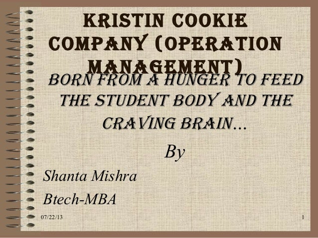 solution kristens cookie company solution kristens cookie company