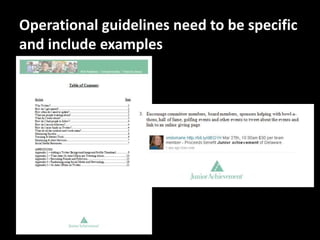  Oversight, notifications, and legal implications