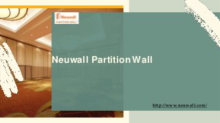 Neuwall Partition Wall
http://www.neuwall.com/
 