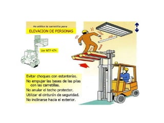 Operación de montacargas
