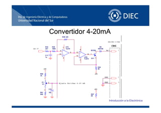 Convertidor 4Convertidor 4 20mA20mAConvertidor 4Convertidor 4--20mA20mA
Introducción a la Electrónica
 