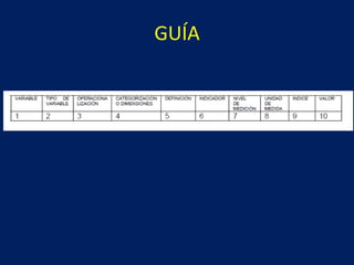GUÍA
 