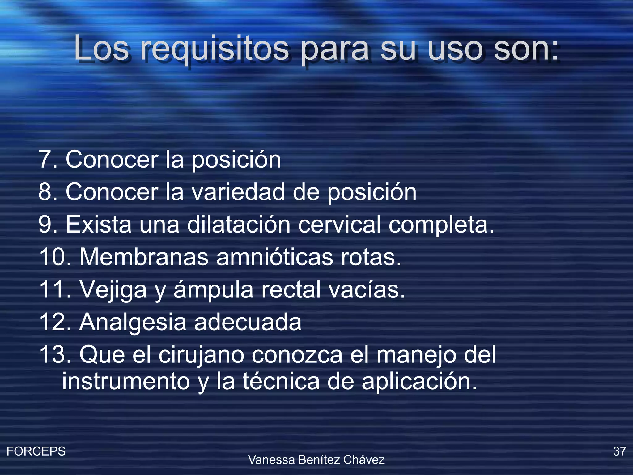 Operacion Con Forceps