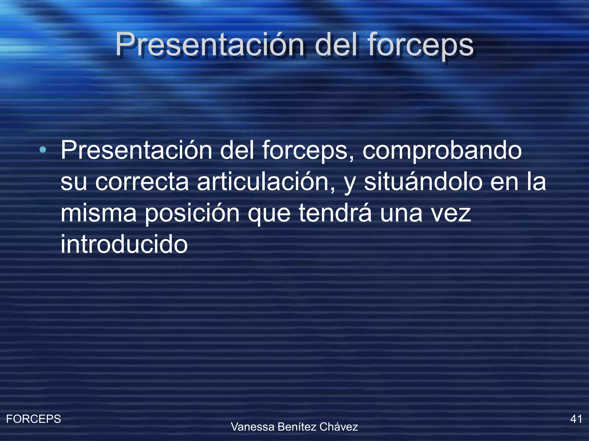 Operacion Con Forceps