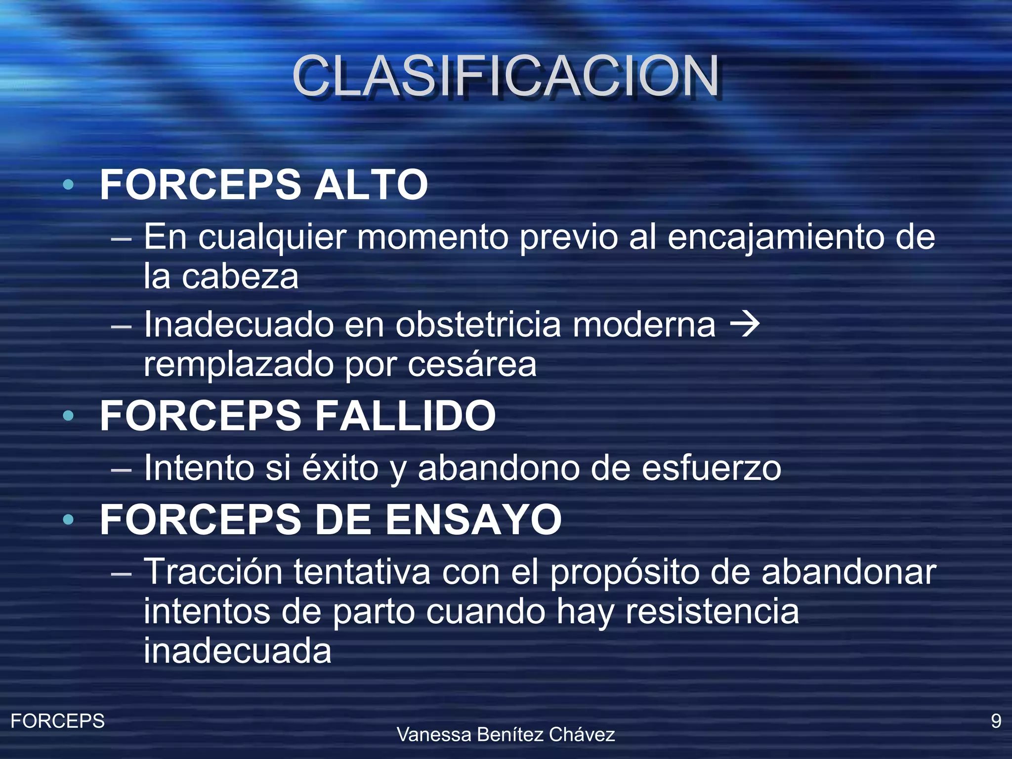 Operacion Con Forceps