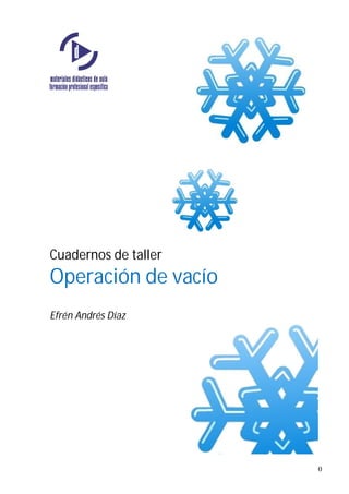 0
Cuadernos de taller
Operación de vacío
Efrén Andrés Díaz
 