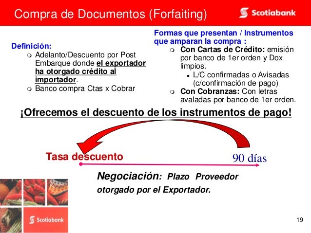 Operaciones bancarias de comercio exterior