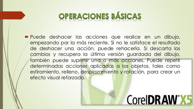 Resultado de imagen para operaciones  basicas de corel draw