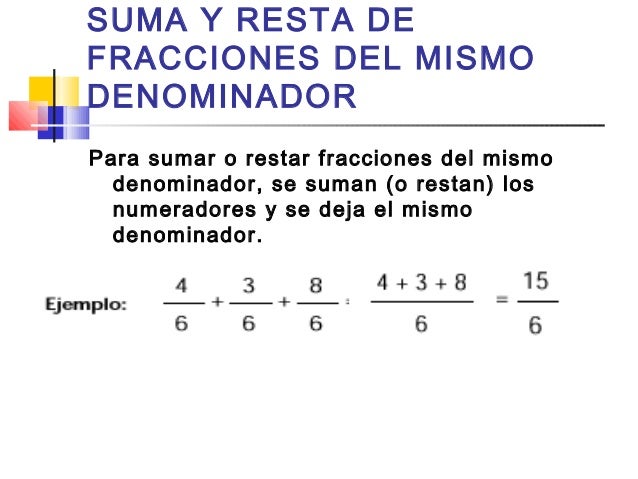 Resultado de imagen de imagen operaciones fracciones