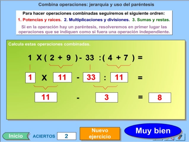 Operaciones con numeros naturales