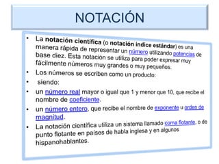 NOTACIÓN
 