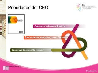 Prioridades del CEO



                                       Asuma un Liderazgo Creativo




                            ...