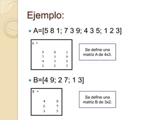 Operaciones matemáticas con arrays y aplicaciones | PPTX