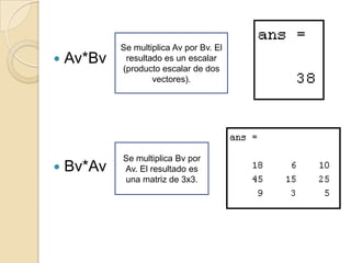 Operaciones matemáticas con arrays y aplicaciones | PPTX